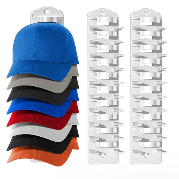 Other - Hat Organizer for Baseball Caps, Strong Adhesive Hat Rack for Wall,